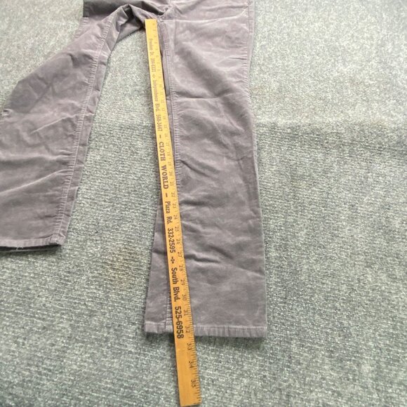 St John's Bay‎ Pants Women's 4 Gray Corduroy Straight Leg 29x32 Business Causal - Picture 3 of 12